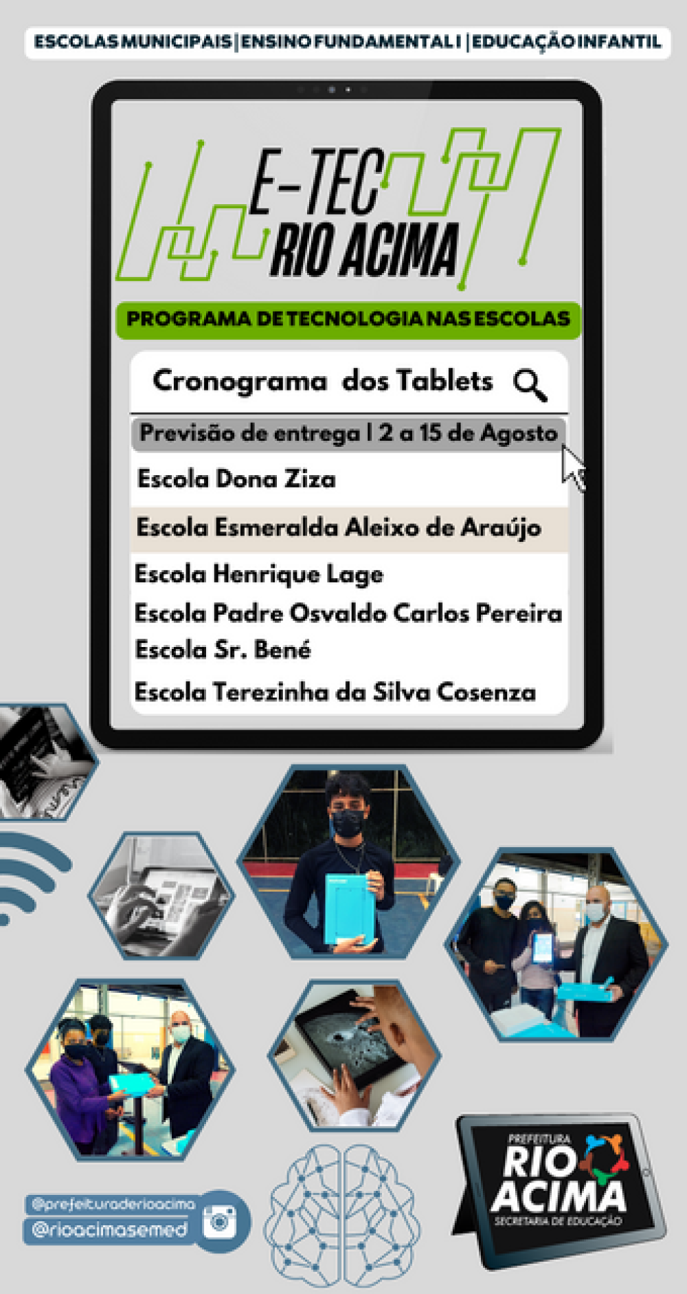 Lançamento do Programa E-TEC Rio Acima