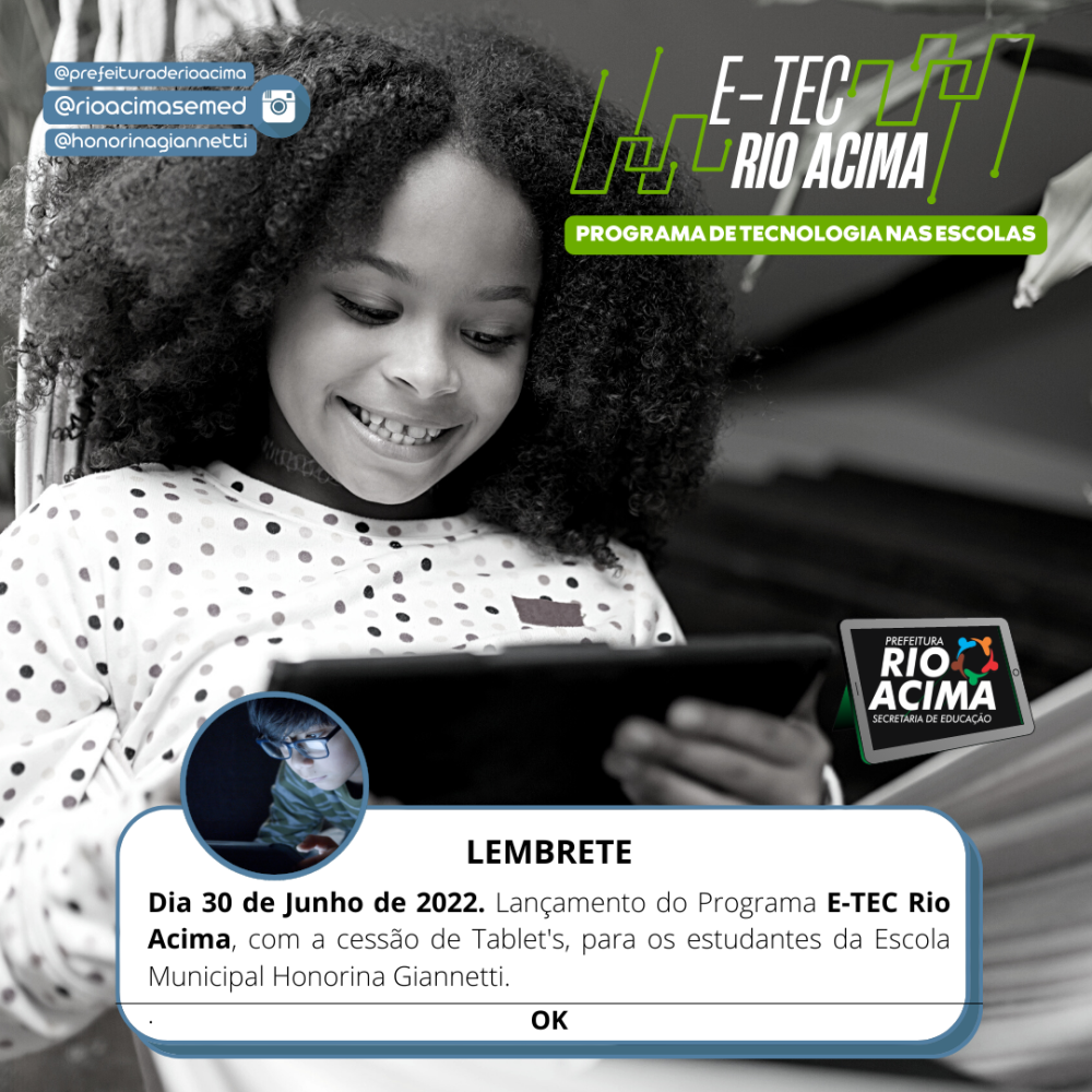 Lançamento do Programa E-TEC (Tecnologia nas Escolas)