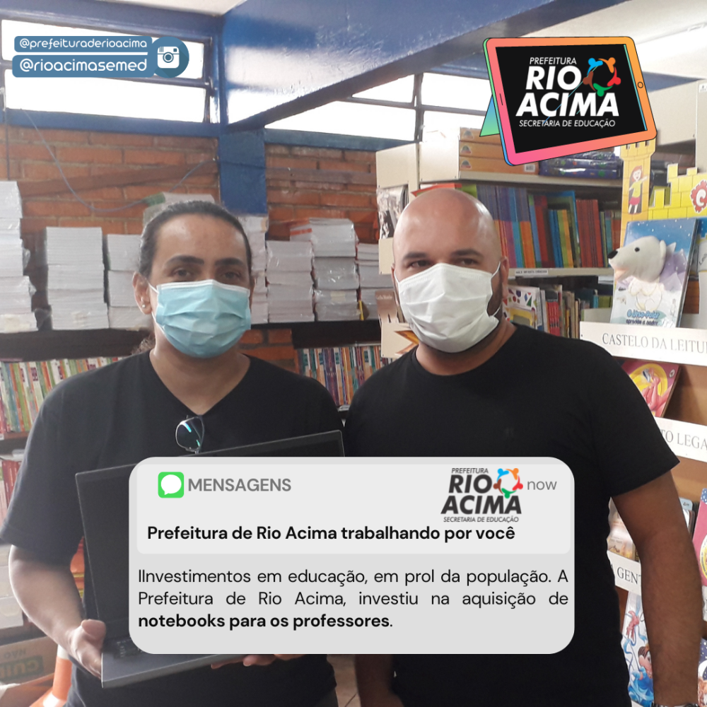 Inclusão Digital com notebooks para os professores