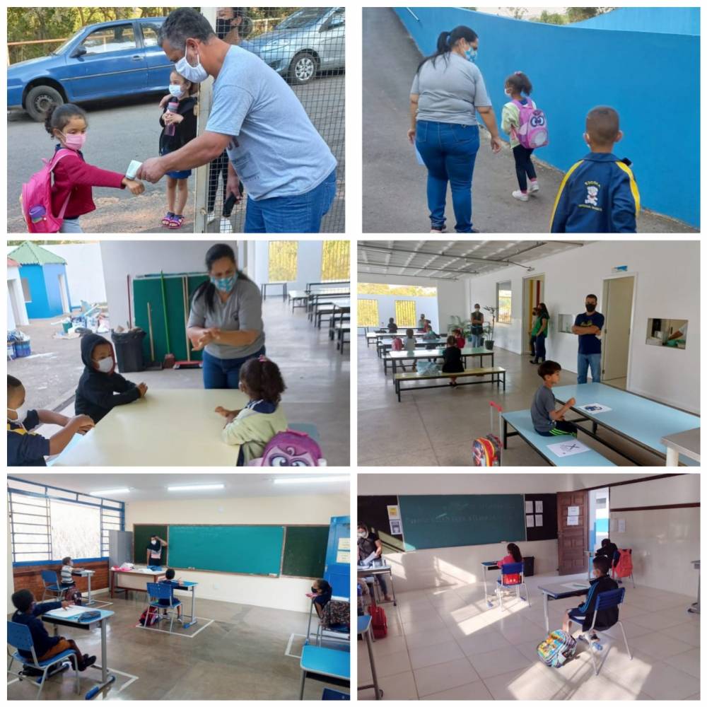 Viva a escola: estudantes iniciam a semana com o retorno das aulas presenciais